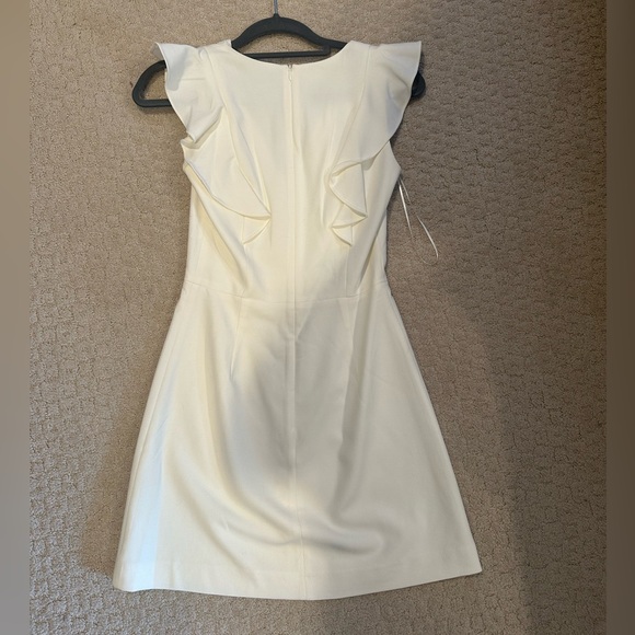 French Connection Whisper ruffle dress in white size US 2/XXS - Picture 5 of 6